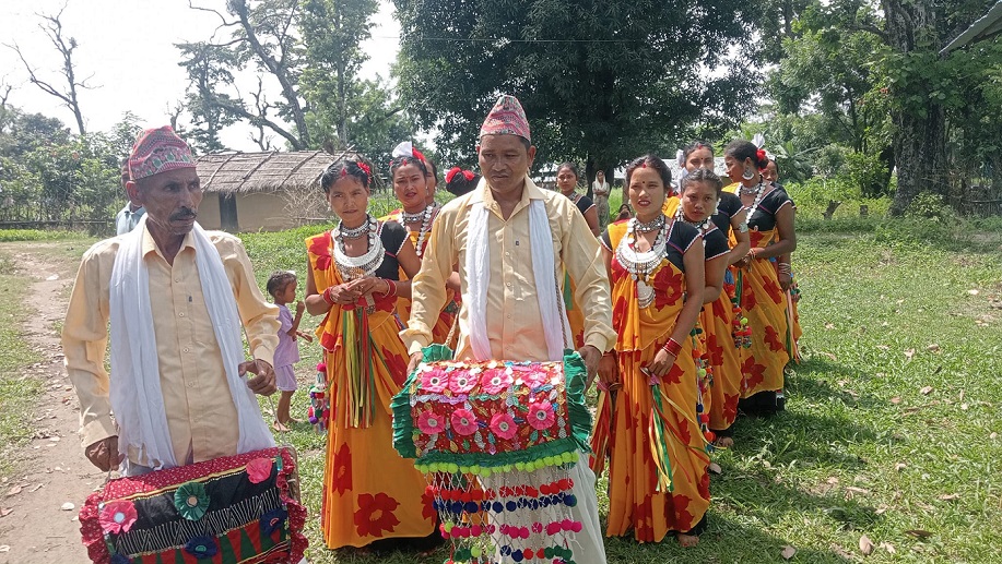 पश्चिम तराईमा अटवारी पर्वको राैनक