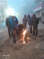 बिरगंज  महानगरपालिकाद्वारा  चौक चौकमा दाउरा वितरण ।