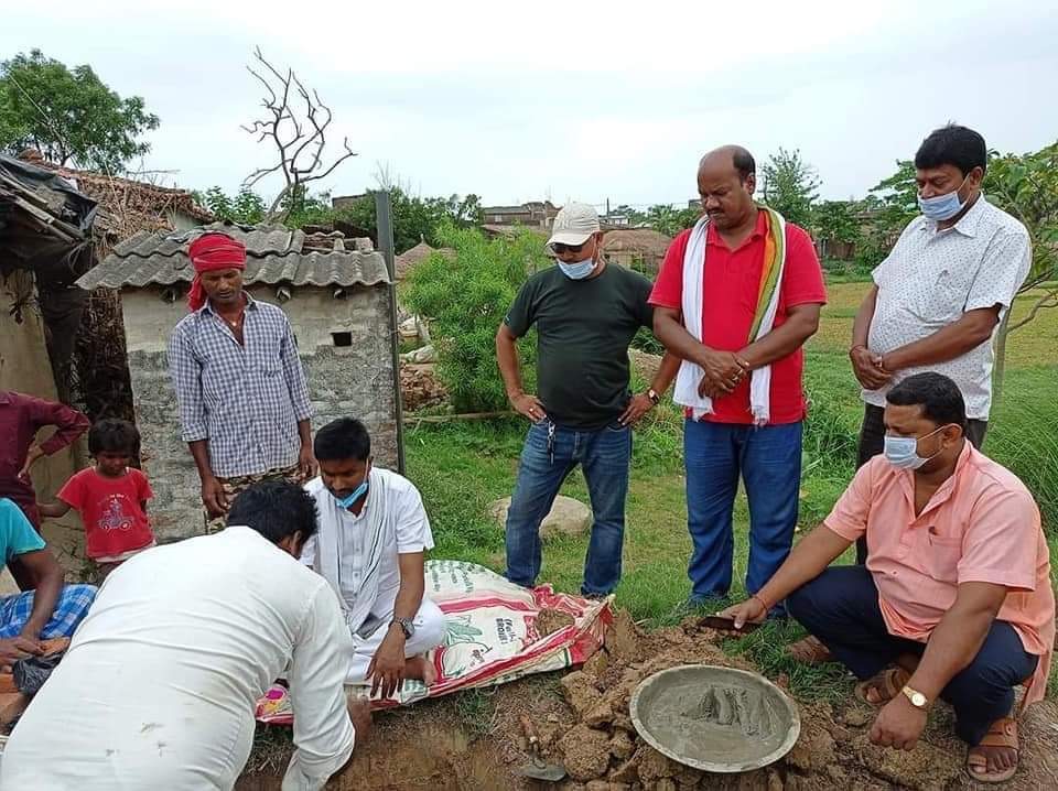 पर्साको बिन्दबासिनी गाउपालिकाको गर्दौलमा अस्पतालको शिलान्याश।