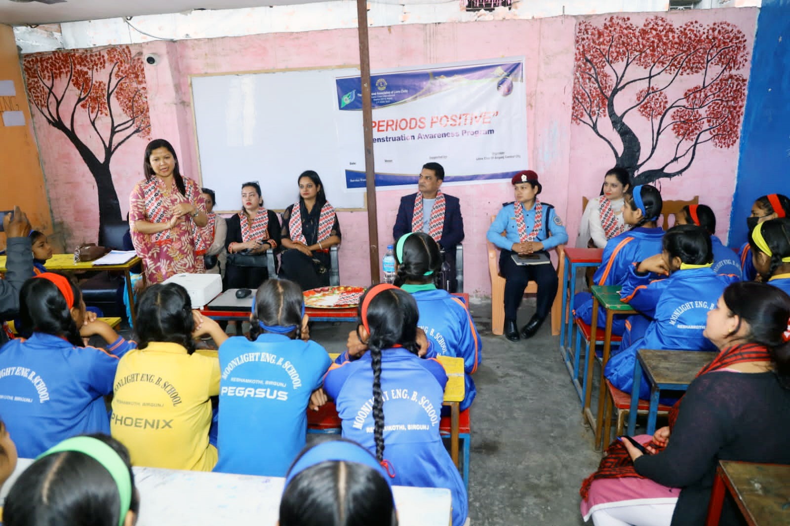 लायन्स क्लबद्वारा सुरक्षित महिनावारी सम्बन्धी सचेतना कार्यक्रम सम्पन्न