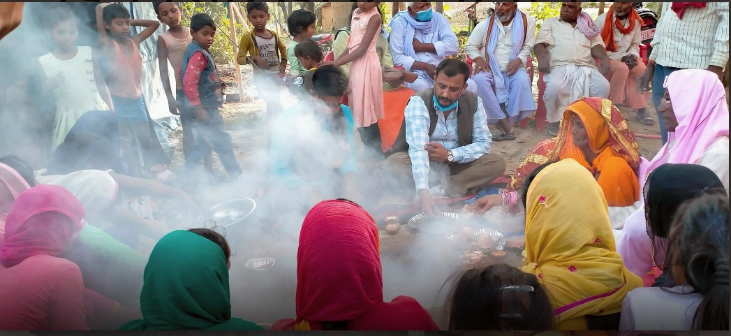 देवताल गाउँपालिकाका गा पा अध्यक्षद्वारा नवनिर्मित दुर्गा मंदिरको उद्धघाटन।