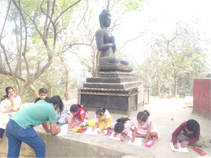 नेपाल भोजपुरी समाजद्वारा भोजपुरी चित्रकला अभियान आजबाट सुरु