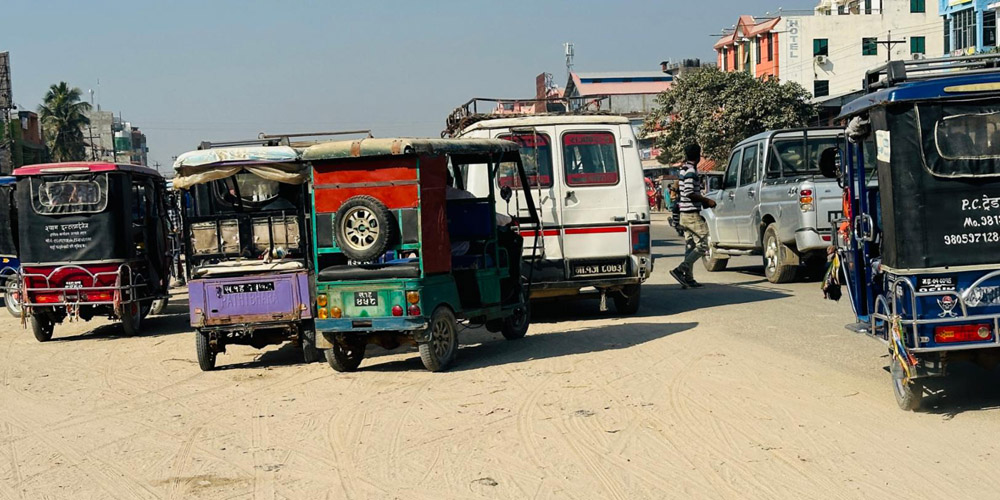 लहानमा अटो रिक्साको सङ्ख्या बृद्धि हुन थालेपछि ट्राफिक व्यवस्थापनमा समस्या