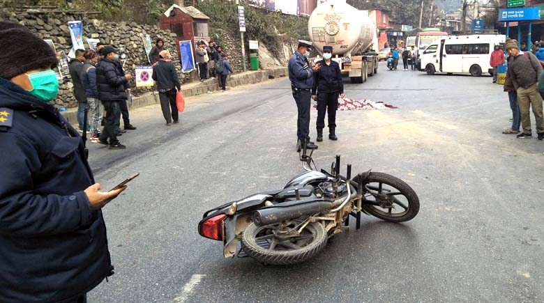 मोटरसाइकल दुर्घटना हुँदा बारामा दुईजनाको मृत्यु ,एक घाइते।