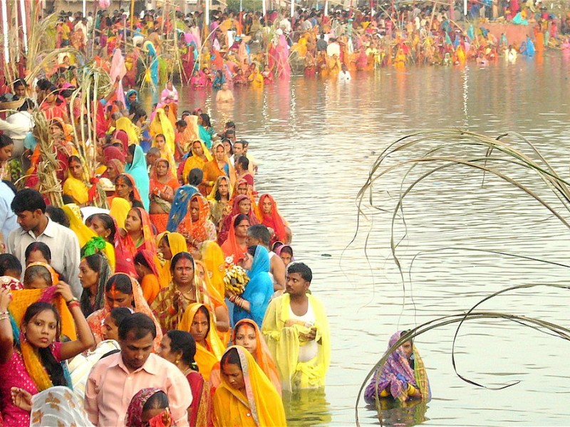 तराईको ठूलो पर्व छठ पर्व शुरू , आज नहाखायको दिन।