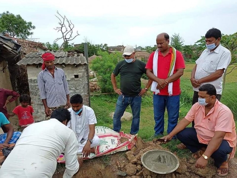 पर्साको बिन्दबासिनी गाउपालिकाको गर्दौलमा अस्पतालको शिलान्याश।