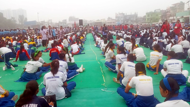 आत्मरक्षाका प्रशिक्षण बृहत् कार्यक्रम, बिरगंजको आदर्शनगर मा आज हुँदै ।