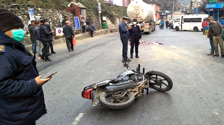 मोटरसाइकल दुर्घटना हुँदा बारामा दुईजनाको मृत्यु ,एक घाइते।