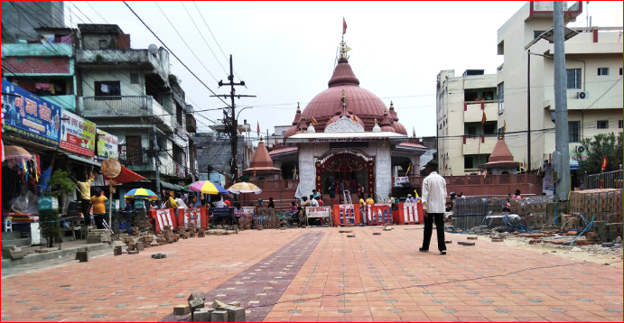 वीरगन्जस्थित गहवामाई मन्दिर क्षेत्रको सौन्दर्यीकरण अन्तिम चरणमा