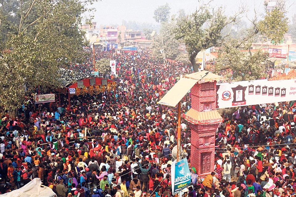 गढीमाई मेलामा तीन दिनमा ५० लाख बढी भक्तजनहरुले गरे दर्शन