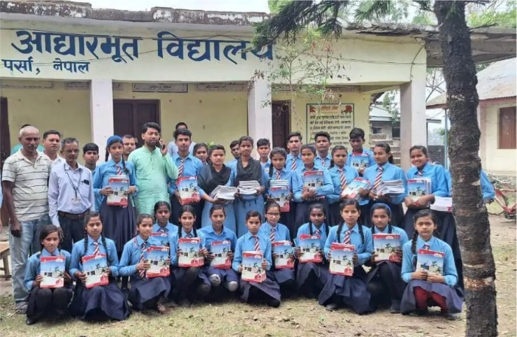 वडाध्यक्षको सह्रानिय कदम : विधार्थीलाई ५ वर्षसम्म निशुल्क शैक्षिक सामाग्री