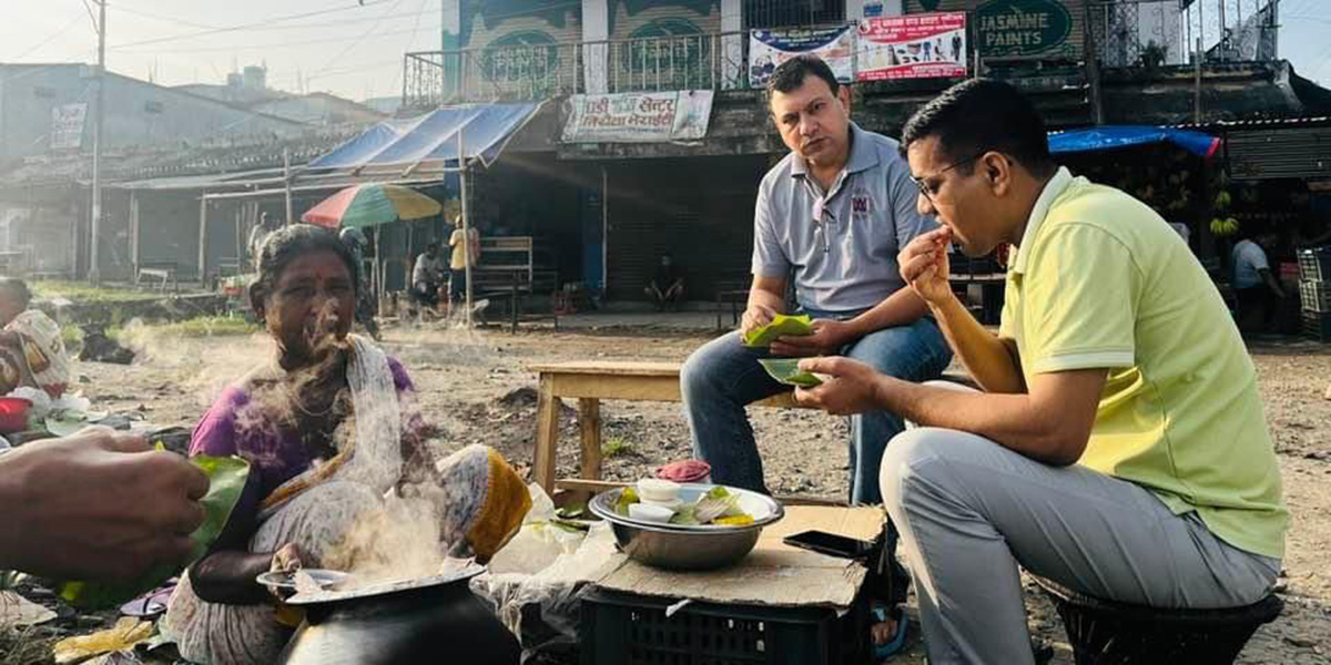 पूर्वी तराईमा भाक्का खानेको भीड